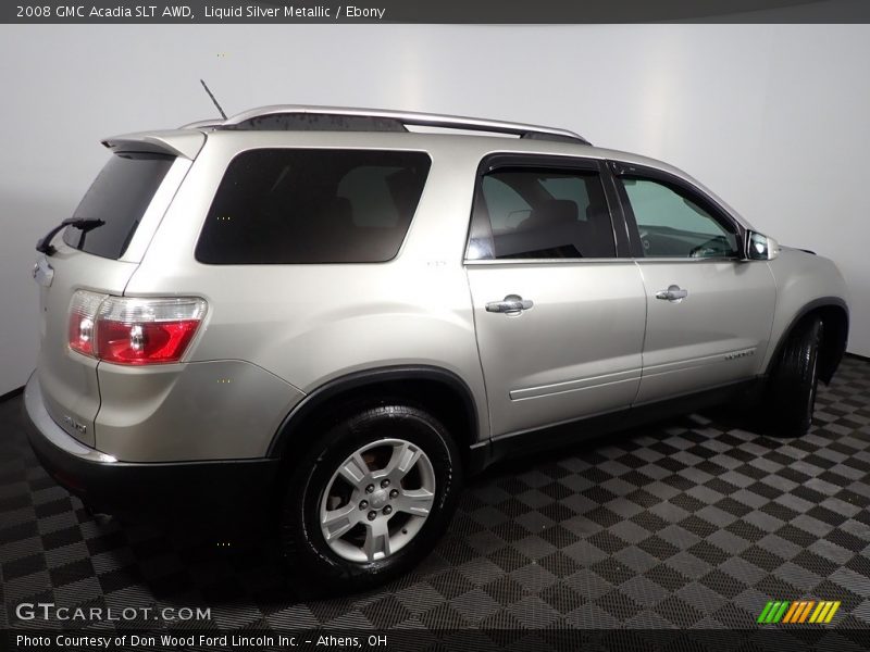 Liquid Silver Metallic / Ebony 2008 GMC Acadia SLT AWD