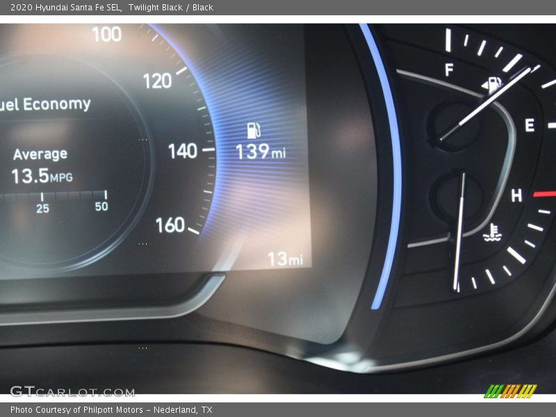 Twilight Black / Black 2020 Hyundai Santa Fe SEL