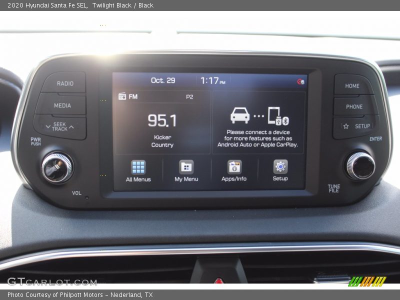 Twilight Black / Black 2020 Hyundai Santa Fe SEL
