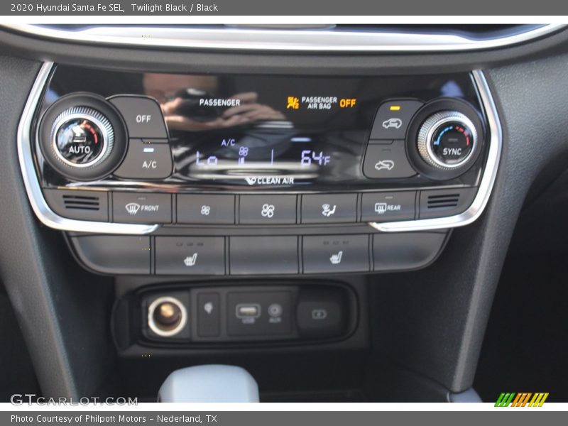 Twilight Black / Black 2020 Hyundai Santa Fe SEL