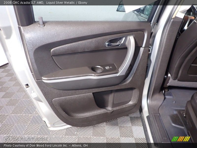 Liquid Silver Metallic / Ebony 2008 GMC Acadia SLT AWD