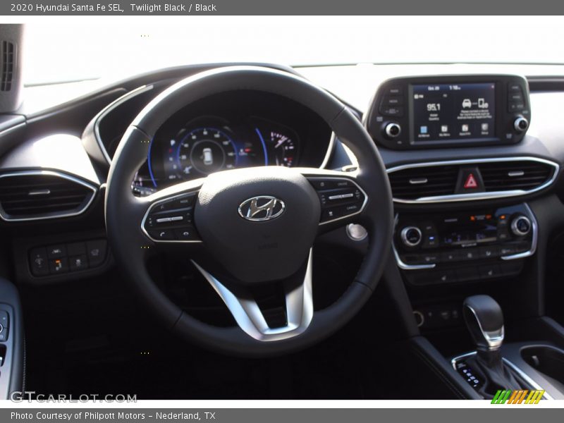Twilight Black / Black 2020 Hyundai Santa Fe SEL