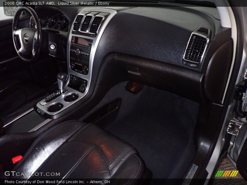 Liquid Silver Metallic / Ebony 2008 GMC Acadia SLT AWD