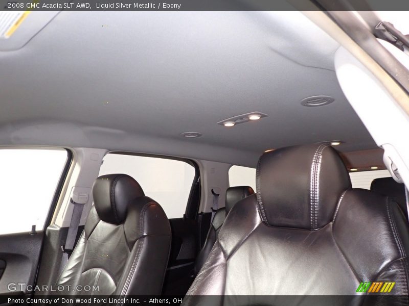 Liquid Silver Metallic / Ebony 2008 GMC Acadia SLT AWD