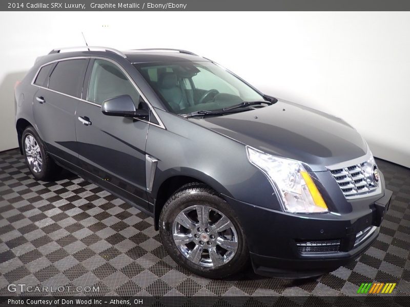 Graphite Metallic / Ebony/Ebony 2014 Cadillac SRX Luxury