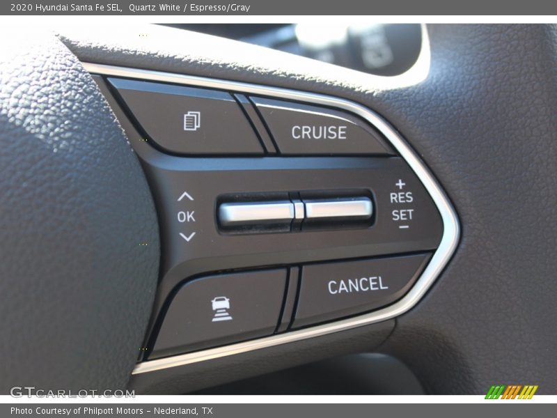 Quartz White / Espresso/Gray 2020 Hyundai Santa Fe SEL