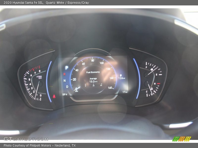 Quartz White / Espresso/Gray 2020 Hyundai Santa Fe SEL