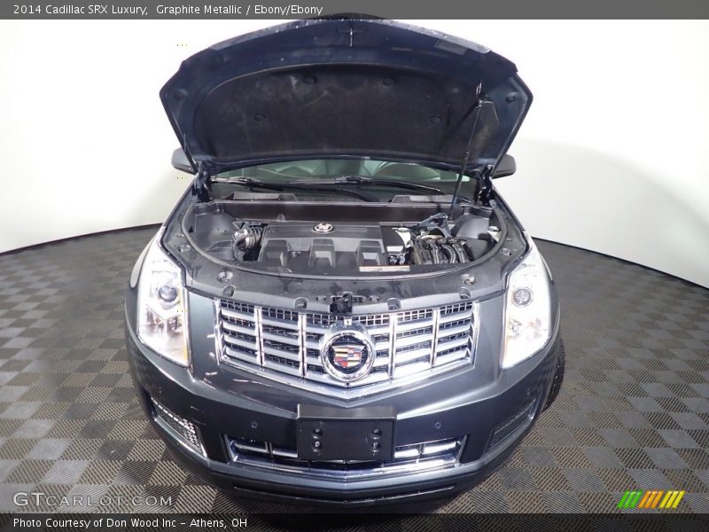 Graphite Metallic / Ebony/Ebony 2014 Cadillac SRX Luxury