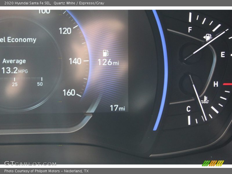 Quartz White / Espresso/Gray 2020 Hyundai Santa Fe SEL