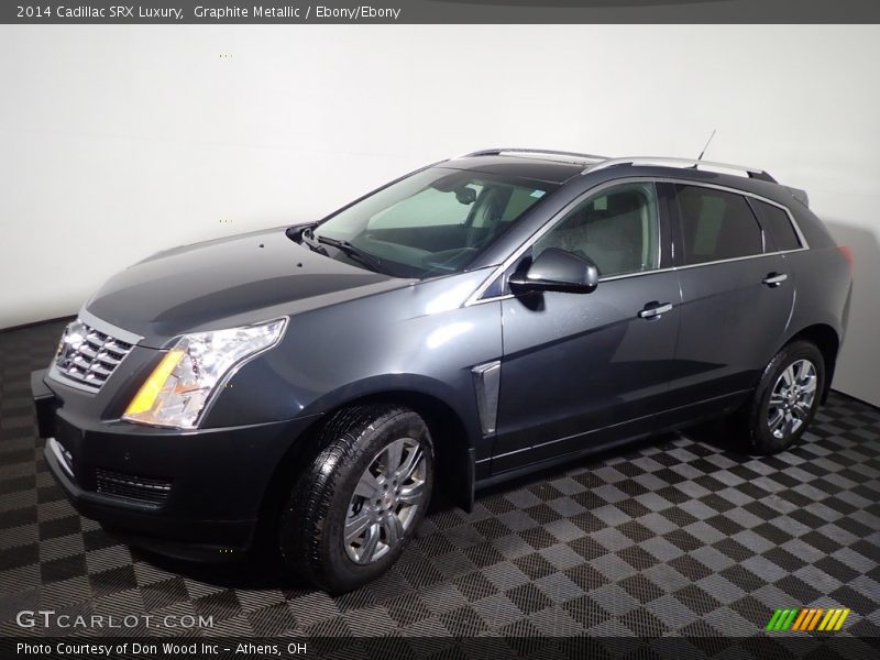 Graphite Metallic / Ebony/Ebony 2014 Cadillac SRX Luxury