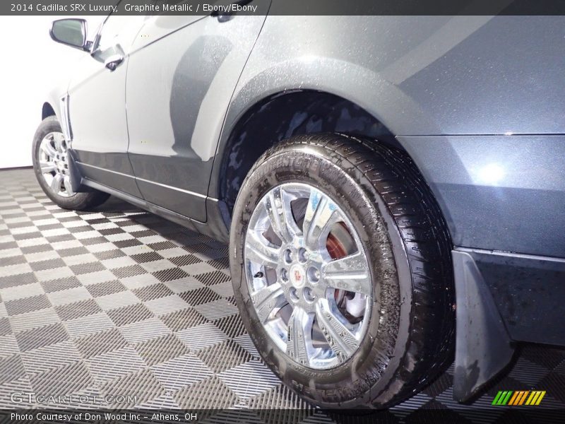 Graphite Metallic / Ebony/Ebony 2014 Cadillac SRX Luxury