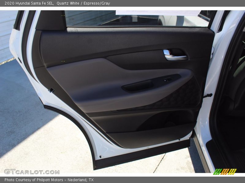 Quartz White / Espresso/Gray 2020 Hyundai Santa Fe SEL