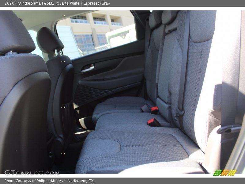 Quartz White / Espresso/Gray 2020 Hyundai Santa Fe SEL