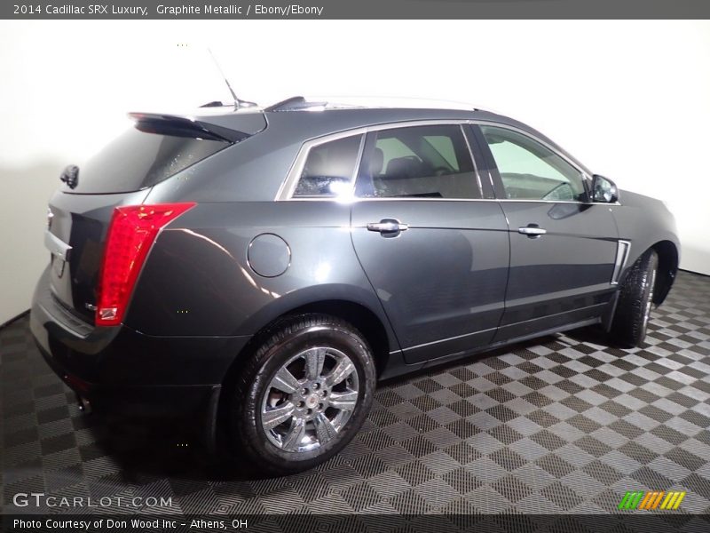 Graphite Metallic / Ebony/Ebony 2014 Cadillac SRX Luxury