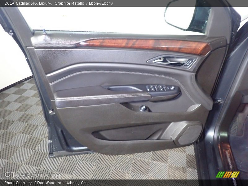 Graphite Metallic / Ebony/Ebony 2014 Cadillac SRX Luxury