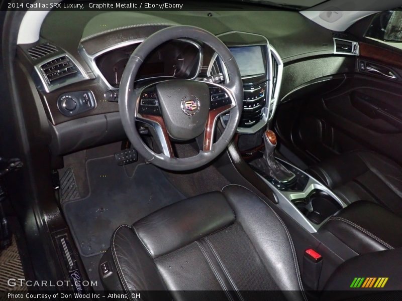 Graphite Metallic / Ebony/Ebony 2014 Cadillac SRX Luxury