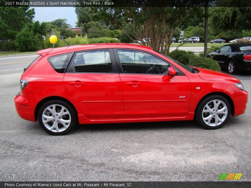 True Red / Black 2007 Mazda MAZDA3 s Sport Hatchback