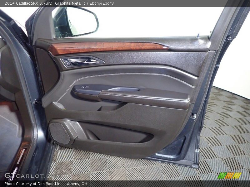 Graphite Metallic / Ebony/Ebony 2014 Cadillac SRX Luxury