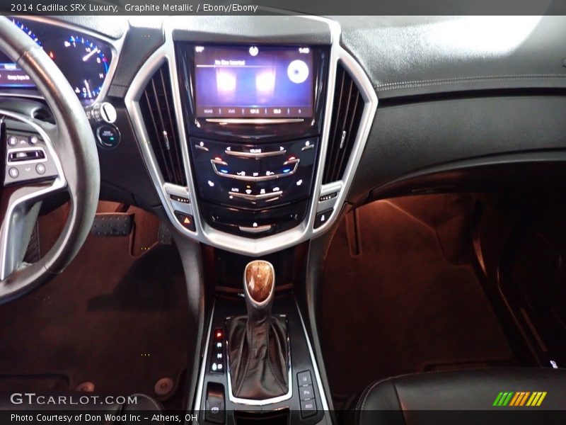 Graphite Metallic / Ebony/Ebony 2014 Cadillac SRX Luxury
