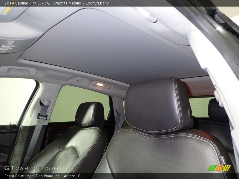 Graphite Metallic / Ebony/Ebony 2014 Cadillac SRX Luxury