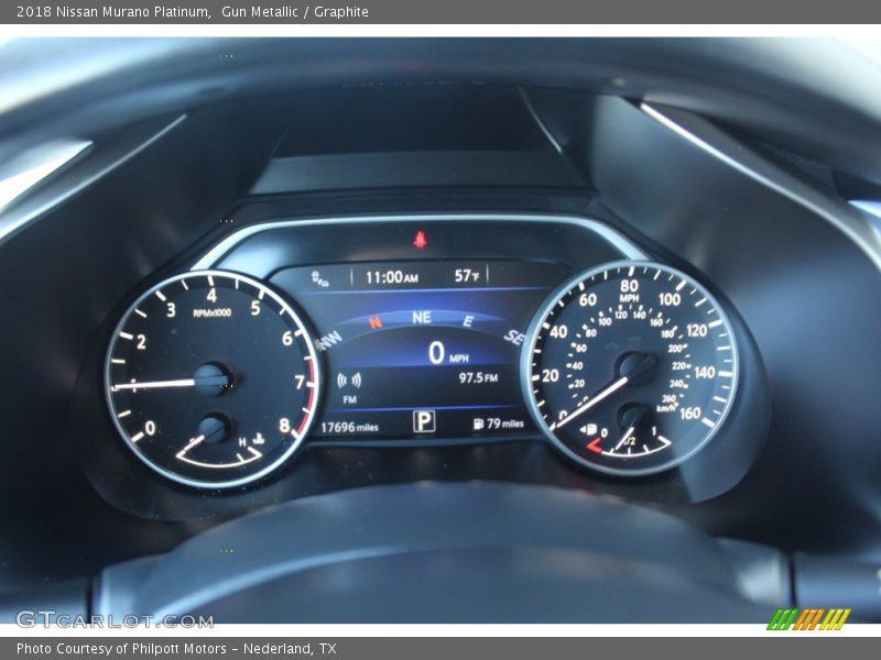 Gun Metallic / Graphite 2018 Nissan Murano Platinum