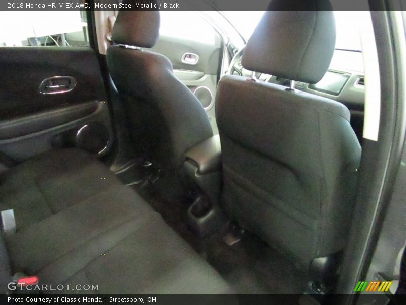 Modern Steel Metallic / Black 2018 Honda HR-V EX AWD