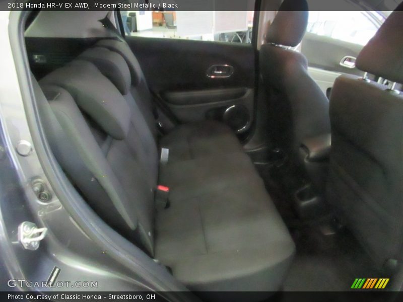 Modern Steel Metallic / Black 2018 Honda HR-V EX AWD