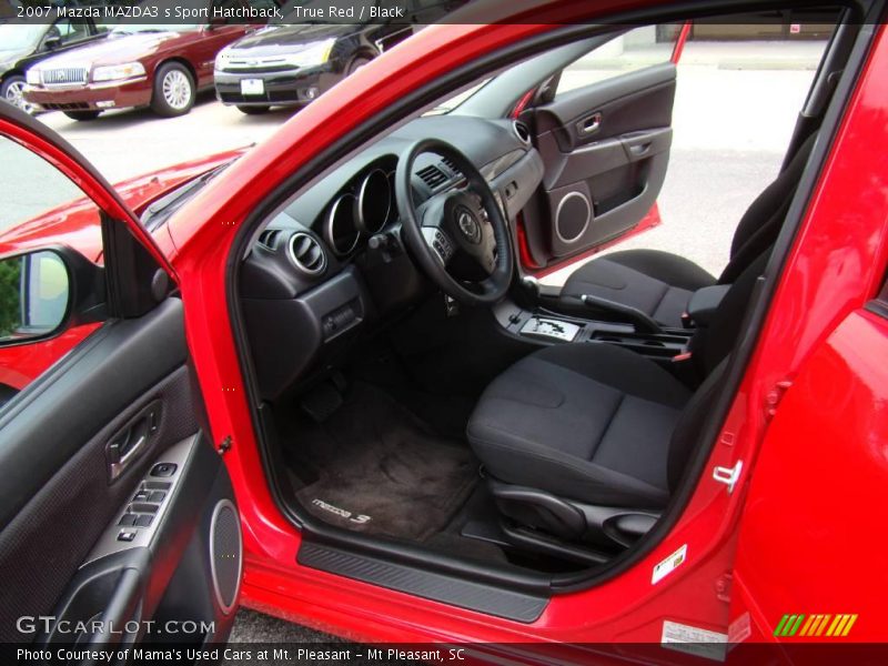 True Red / Black 2007 Mazda MAZDA3 s Sport Hatchback