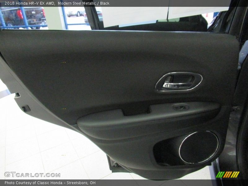 Modern Steel Metallic / Black 2018 Honda HR-V EX AWD