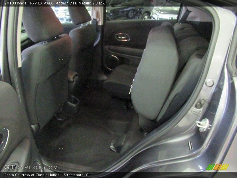 Modern Steel Metallic / Black 2018 Honda HR-V EX AWD
