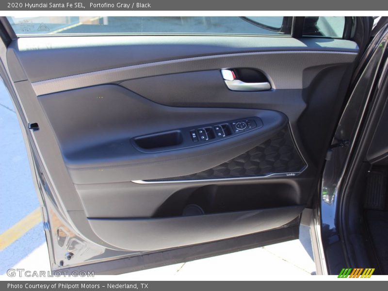 Portofino Gray / Black 2020 Hyundai Santa Fe SEL