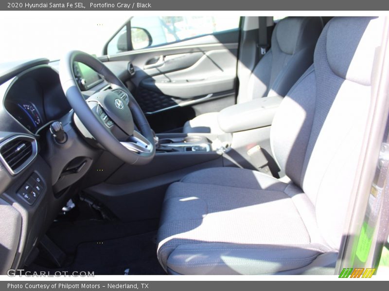 Portofino Gray / Black 2020 Hyundai Santa Fe SEL