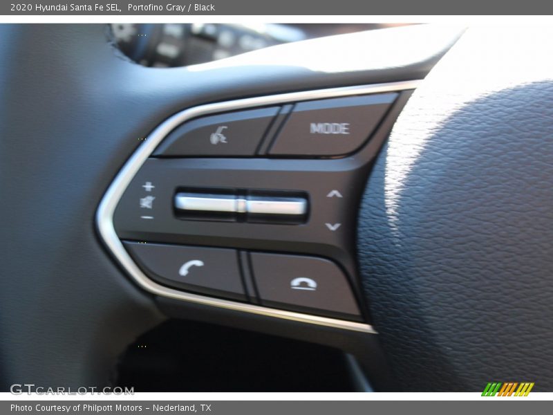 Portofino Gray / Black 2020 Hyundai Santa Fe SEL