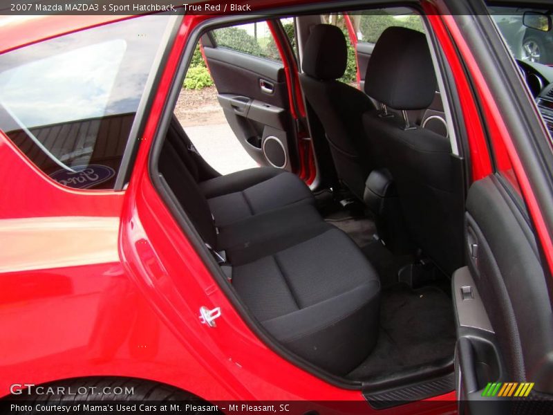 True Red / Black 2007 Mazda MAZDA3 s Sport Hatchback