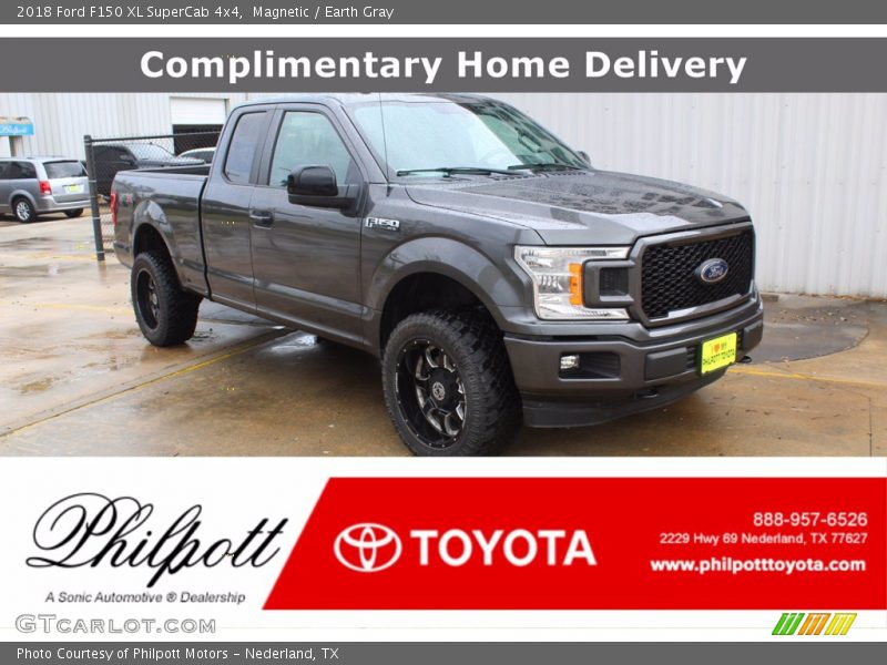 Magnetic / Earth Gray 2018 Ford F150 XL SuperCab 4x4