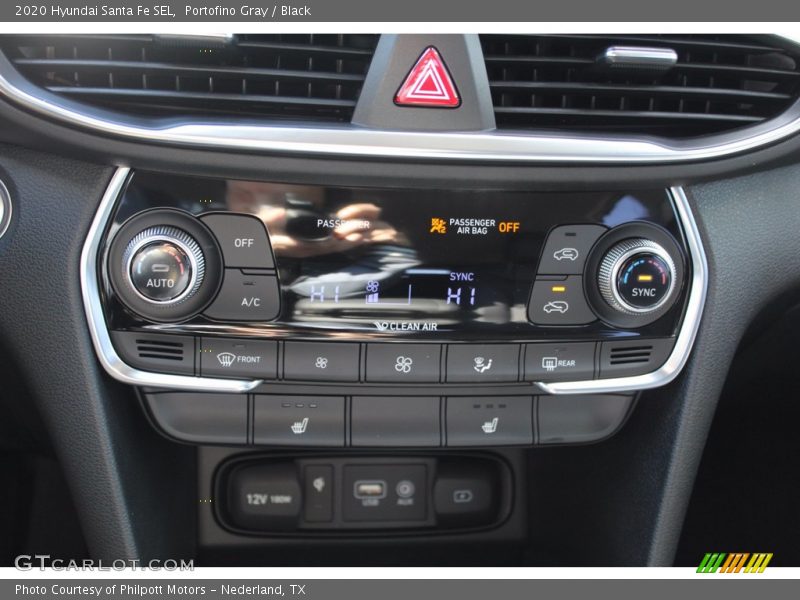 Portofino Gray / Black 2020 Hyundai Santa Fe SEL