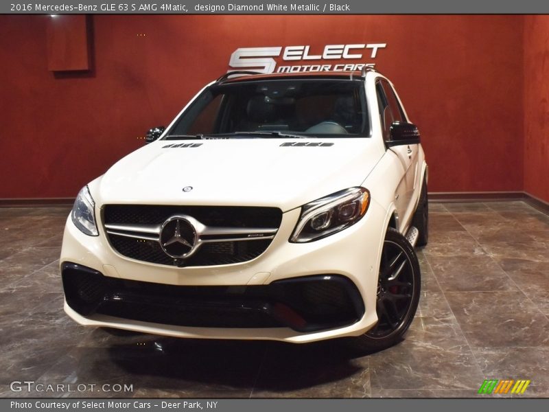 designo Diamond White Metallic / Black 2016 Mercedes-Benz GLE 63 S AMG 4Matic