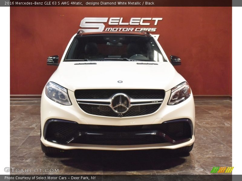 designo Diamond White Metallic / Black 2016 Mercedes-Benz GLE 63 S AMG 4Matic