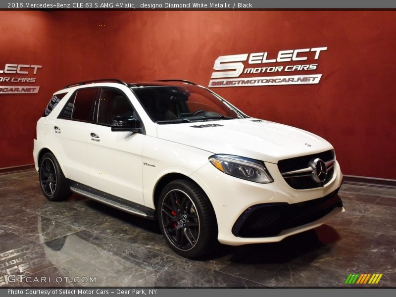 designo Diamond White Metallic / Black 2016 Mercedes-Benz GLE 63 S AMG 4Matic