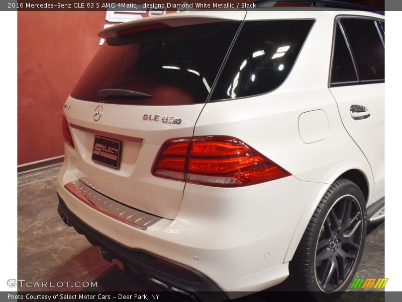 designo Diamond White Metallic / Black 2016 Mercedes-Benz GLE 63 S AMG 4Matic
