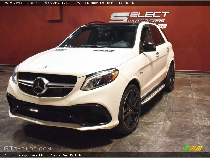 designo Diamond White Metallic / Black 2016 Mercedes-Benz GLE 63 S AMG 4Matic