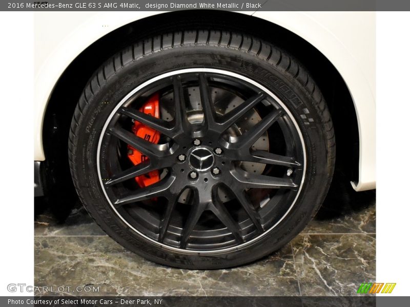 designo Diamond White Metallic / Black 2016 Mercedes-Benz GLE 63 S AMG 4Matic