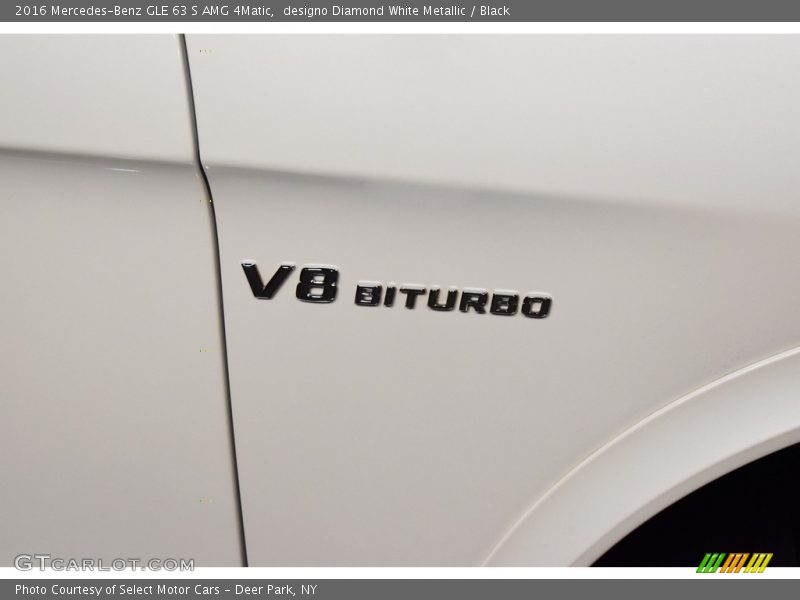 designo Diamond White Metallic / Black 2016 Mercedes-Benz GLE 63 S AMG 4Matic