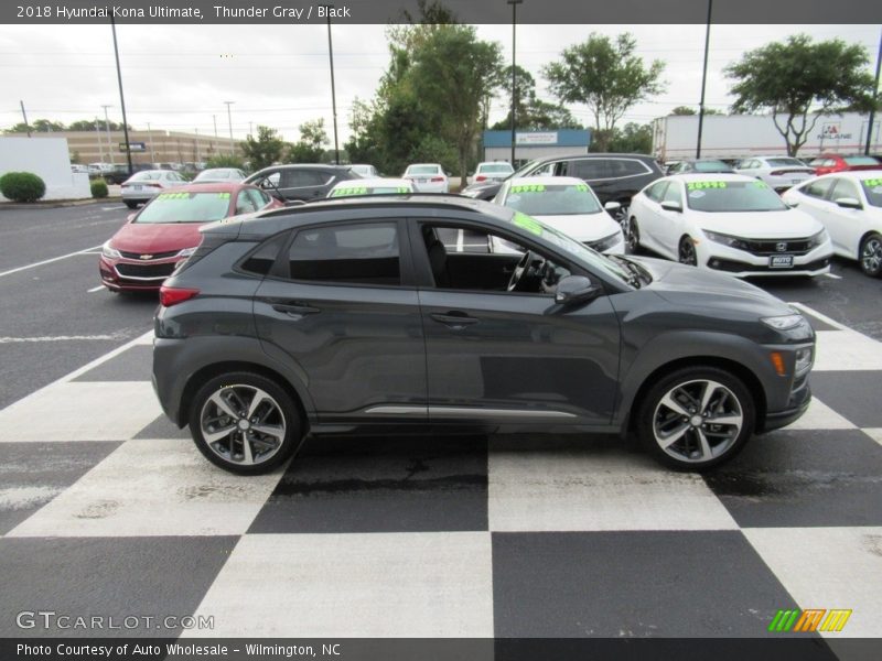 Thunder Gray / Black 2018 Hyundai Kona Ultimate