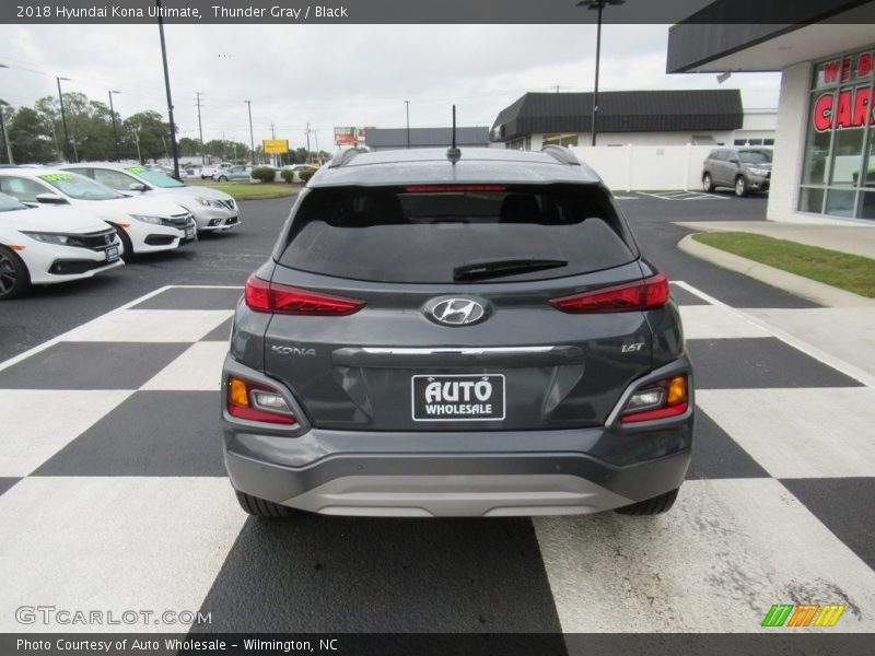 Thunder Gray / Black 2018 Hyundai Kona Ultimate