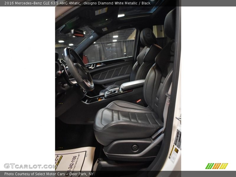 designo Diamond White Metallic / Black 2016 Mercedes-Benz GLE 63 S AMG 4Matic
