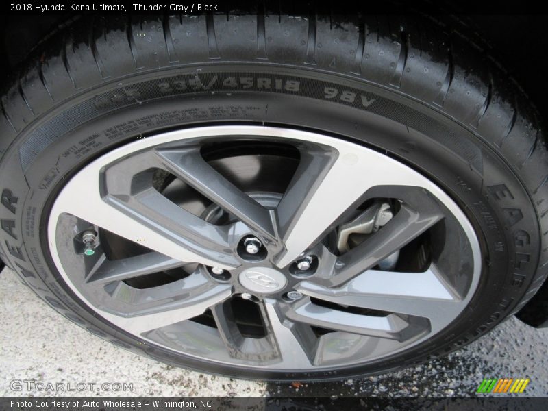 Thunder Gray / Black 2018 Hyundai Kona Ultimate