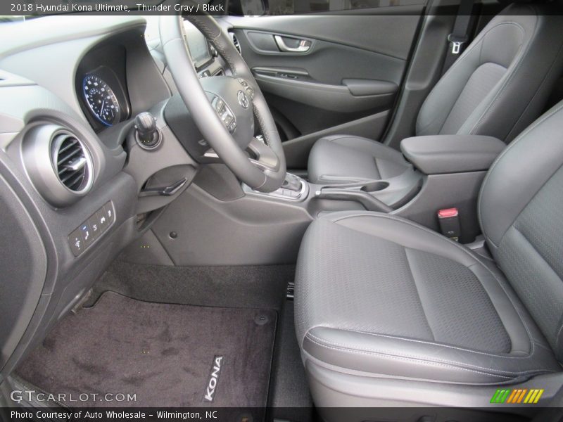 Thunder Gray / Black 2018 Hyundai Kona Ultimate