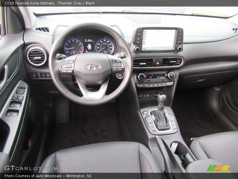 Thunder Gray / Black 2018 Hyundai Kona Ultimate