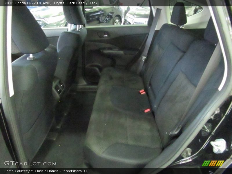 Crystal Black Pearl / Black 2016 Honda CR-V EX AWD